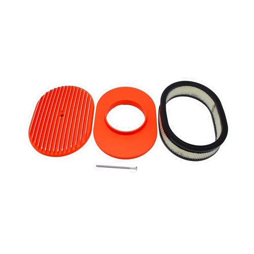 SHLPDFM 1 Set SHLPDFM Air Cleaner Polished Aluminum Orange 12
