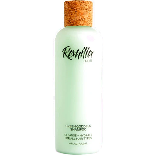 Remilia Hair REMILIA Rosemary Oil Shampoo - All Natural Shampoo with Avocado Oil & Green Tea Extract for Damaged, Dry Hair - Green Goddess Hydrating Shampoo, 300 ml