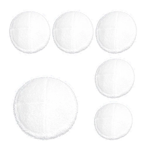 Esahpss Electric steam mop cloth, white,6 pieces per sale