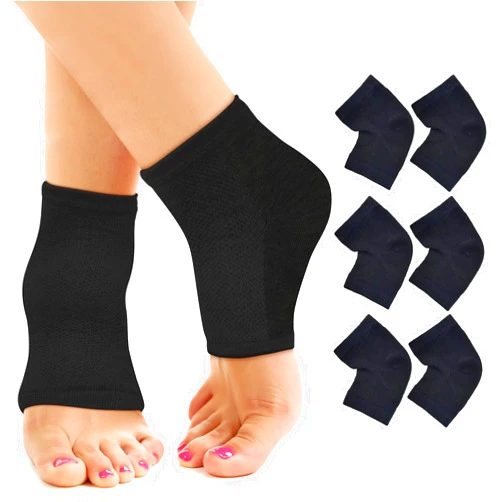 ARMSTRONG AMERICA Moisturizing Socks | Cracked Heel Treatment with Aloe Vera | Moisturizer Foot Callus Remover | Aloe Socks for Cracked Heels & Dry Cracked Feet | Lotion Infused Gel Heel Socks (Fits Most)
