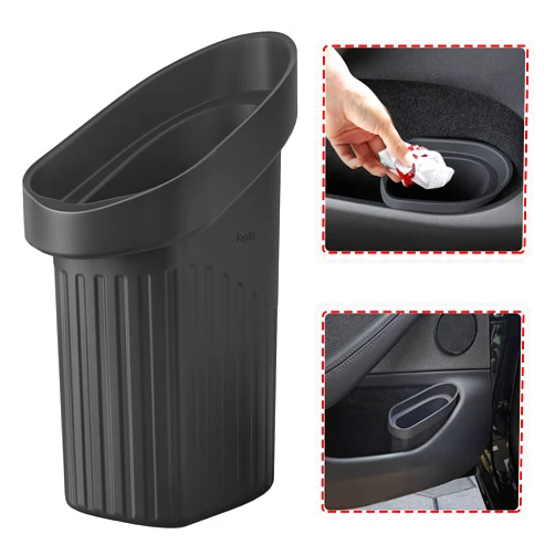 BMZX Car Trash Can Trash Bin, Car Accessories for Interior Garbage Can, Car Door Trash Can,Multifunctional Organizers and Storage for Car, Home and Office