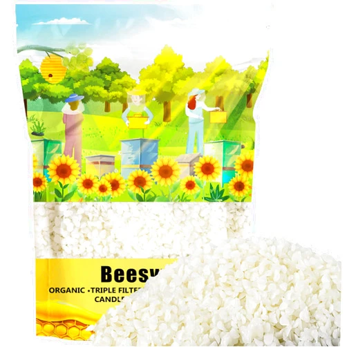 CARGEN White Beeswax Pellets 3LB - Beeswax Pastilles Pure Bulk Bees Wax for DIY Candles, Beeswax Beads Food Grade Triple Filtered for DIY Beewax Making Candles Skin Care Lip Balm Soap Lotion