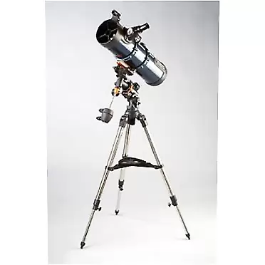 Celestron 130EQ-MD AstroMaster Motor-Driven Telescope; CG-2 equatorial; Erect image; StarPointer