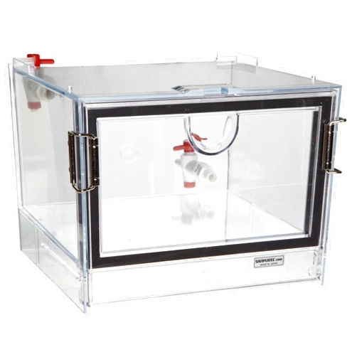 SP Scienceware SP Bel-Art Dry-Keeper Small, Stacking Polystyrene Gas-Purge Desiccator Cabinet; 0.1 cu. ft. (H42053-0002)