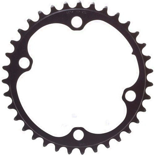 SRAM Force 2x12-Speed Inner Chainring - 35t, 107 BCD, 4-Bolt, Blast Black, For use with 48t Outer