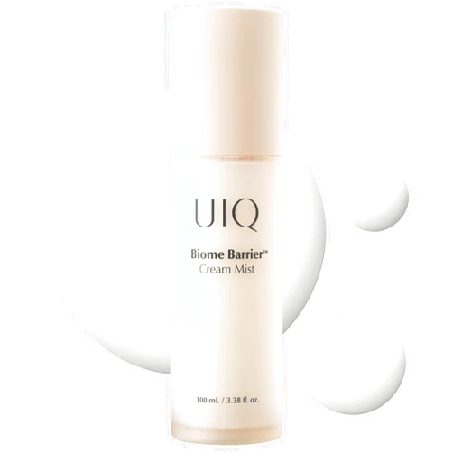 UIQ Biome Barrier Cream Mist, Skin Microbiome-Powered Face Mist with Hyaluronic Acid & Niacinamide, Deep Hydration, Glow & Soothing, Korean Skin Care, 100ml / 3.38 fl. oz.