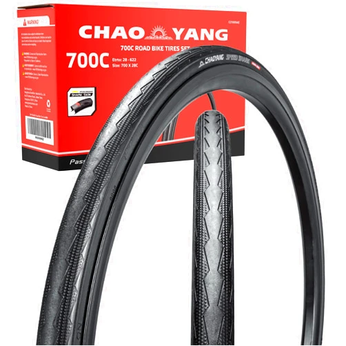 CHAOYANG Chao YANG Urban Bicycle Tire Set, Foldable Bicycle Tire Set, Featured with Double Tread Puncture Protection,2-Piece