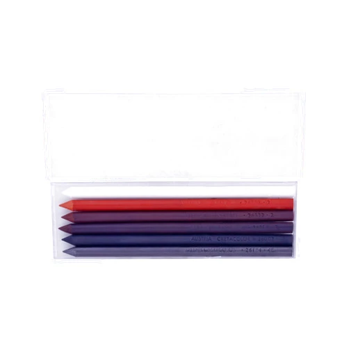 CRETACOLOR Graphite Lead Set, 6-Colors, multicolor, 5.000