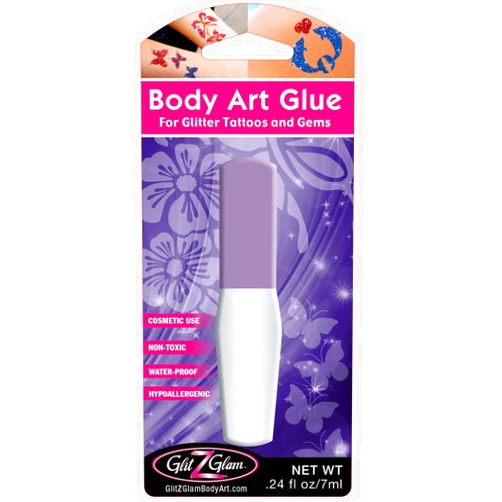 GlitZGlam Body Adhesive/Body Glue for Glitter Tattoos/Temporary Tattoos -HYPOALLERGENIC and DERMATOLOGIST TESTED!