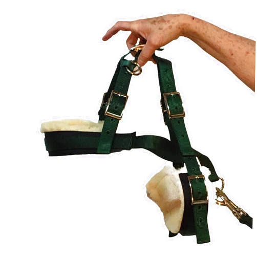 Handmade Goat Pulling Harness With Tugs Padded Pull Wagons, Carts, Sleds, Brush (Standard, Black)
