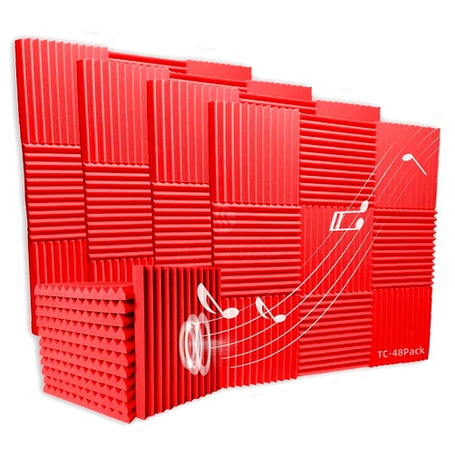 Temgcuam 72Pack Sound Proof Foam Panels | Acoustic Panels Self-Adhesive | 1