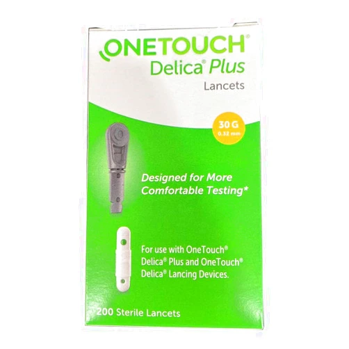 Kebiyu J&D International OneTouch Delica Plus 200 Lancets 30 Gauge 0.32mm