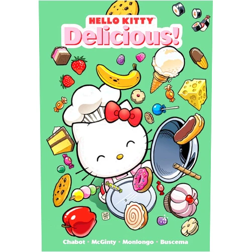 By Jacob Chabot (Author, Artist), Ian McGinty (Author, Artist), Jorge Monlongo (Author, Artist), Giovanni Castro (Creator), Stephanie Buscema (Artist) & 2 more Hello Kitty: Delicious! (2)