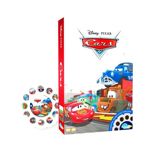 Moonlite Storytime Cars Storybook Reel, A Magical Way to Read Together, Digital Story for Projector, Fun Sound Effects, Learning Gifts for Kids Ages 1 Year and Up