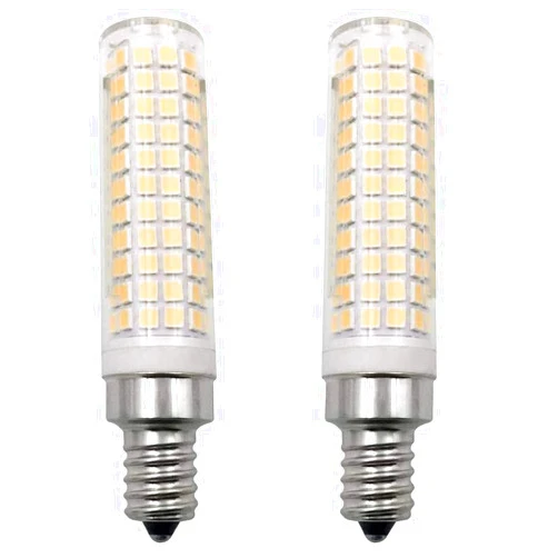 Lxcom Lighting 15W E12 LED Mini Corn Bulb Dimmable 2 Pack- 136 2835 SMD Candelabra LED Lamp 120 Watt Equivalent 1500LM Warm White 3000K Chandelier Decorative Candle Light Bulbs for Home Light