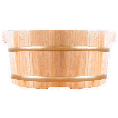 NUBAOzy Foot Tub Wooden Foot Basin Wooden Foot Basin,Solid Cedar Wood Foot Basin Tub Bucket For Foot Bath,Pedicure Bowl Spa Massage Wooden Foot Tub,With Lid With Massager foot Bath Wooden Bucket Foot Spa Hous