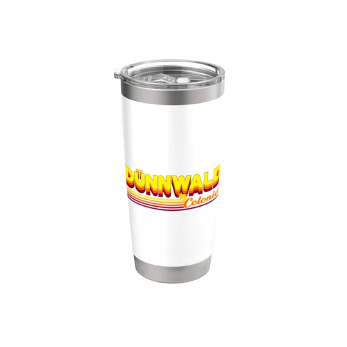 Köln Dünnwald Colonia Retro und Vintage Design Cologne Quarter and Cologne Carnival Veedel Stainless Steel Insulated Tumbler