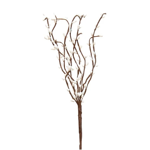 CWI Gifts 6-Piece 9-Branch Pip Berry Pick Set, 12-Inch, Snow White