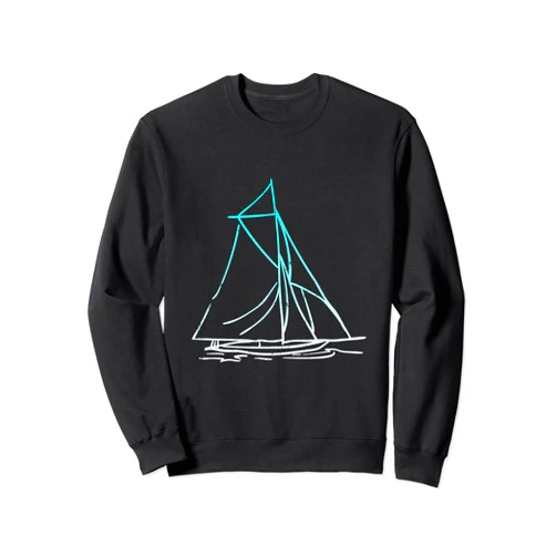 Segeln Tshirt Segelboot Kapitän Schiff Regatta Sailing Boat Anchor Sailor Sailor Captain Sweatshirt