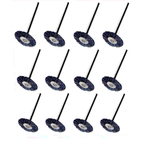 SE - Brush - Round, St. Steel Wire Mted, 1/8” Shank.75”, 12pk - SMS69
