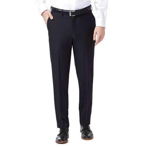 Haggar Men's Premium Comfort Dress Slim Fit Flat Front Pant