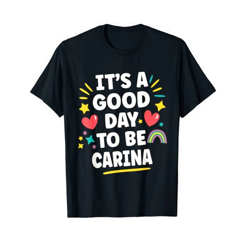 Custom Gifts For Women Gift For CARINA CARINA Personalized Retro Girls Custom CARINA Name T-Shirt