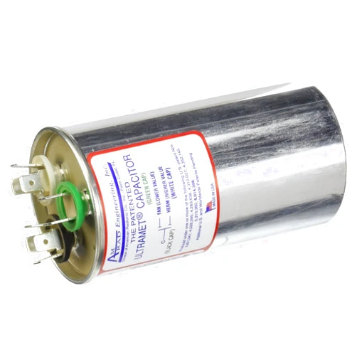 AMRAD ENGINEERING USA2236 Round USA-Made Motor Run Capacitor, 45/5 Mfd, 370/440 Vac-132341