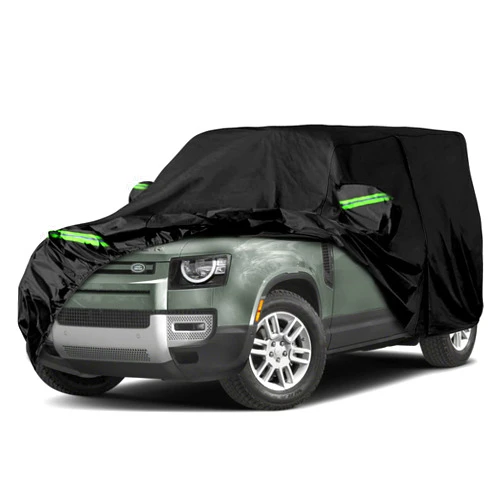 Sportuli Waterproof Car Cover Replace for 2020-2024 Land Rover Defender 110 4-Door, 6 Layers All Weather Car Covers with Zipper Door for Snow Rain Dust Hail Protection (Defender 4 Door)