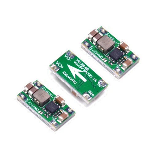 FPVKing FPV UBEC Micro 5V 3A / 12V 2A UBEC Adjustable BEC UBEC 2-6S for Quadcopter RC Drone(3PCS)