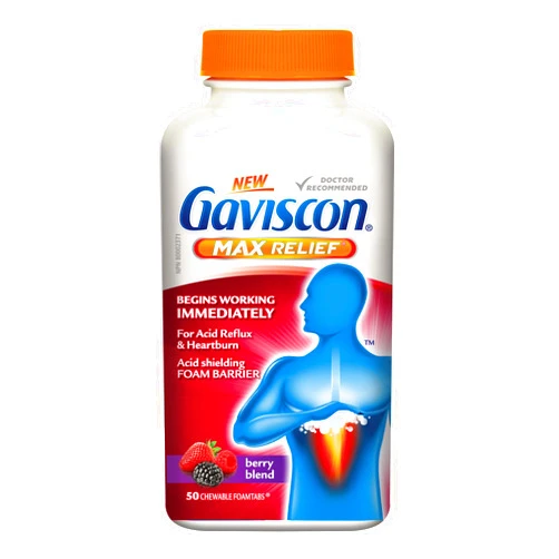 Gaviscon Max Berry Tablet, 50 Count