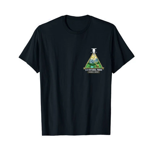 America's National Parks Outdoors Clothing and Co. Retro US National Parks Preserve and Protect - Outdoor T-Shirt
