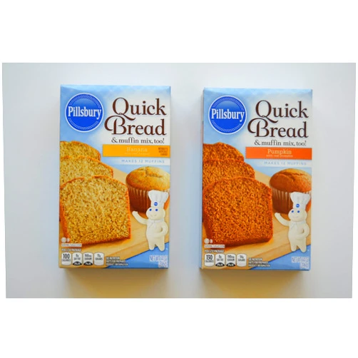 Pillsbury, Quick Bread Variety of Two : Banana & Pumpkin - 14 oz each