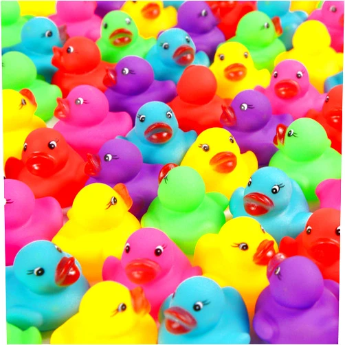 Maliweg 144-Pack Mini Rubber Ducks Set, Mini Colorful Rubber Duckies Bath Toy for Child,Float & Squeak Tiny Ducks Pool Toy Set for Kids Party Favors,Birthday Party Supplies,Prize Rewards
