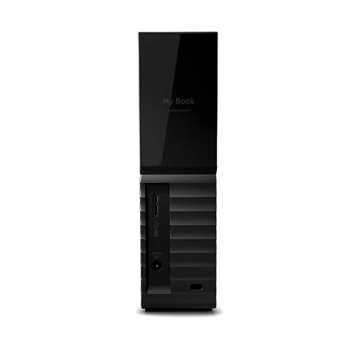 WD Western Digital 8TB My Book Desktop External Hard Drive, USB 3.0, External HDD with Password Protection and Backup Software - WDBBGB0080HBK-NESN