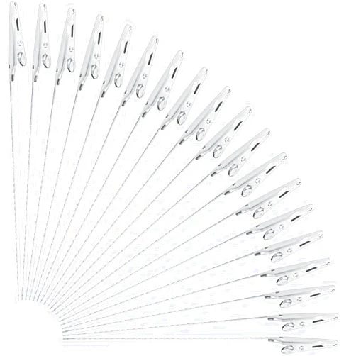 Ucnemous 50PCS Metal Wire Alligator Clamp Long-Tailed Alligator Clip Clasp Place Card Holder Table Number Holder for DIY Card Note Photo Picture Menu Memo Clip Party Wedding Clay & Cake Decor (6inch/150mm)
