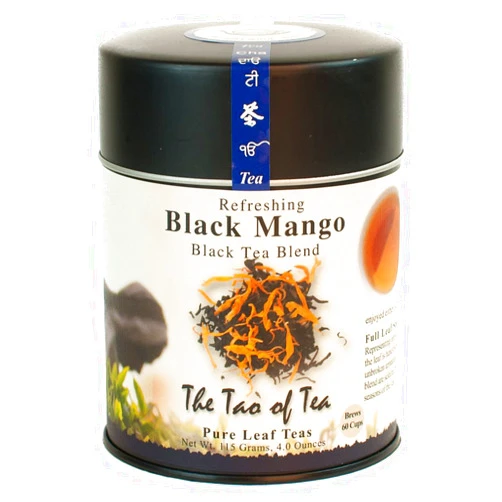 The Tao of Tea, Black Mango Black Tea, Loose Leaf, 4 Ounce Tin