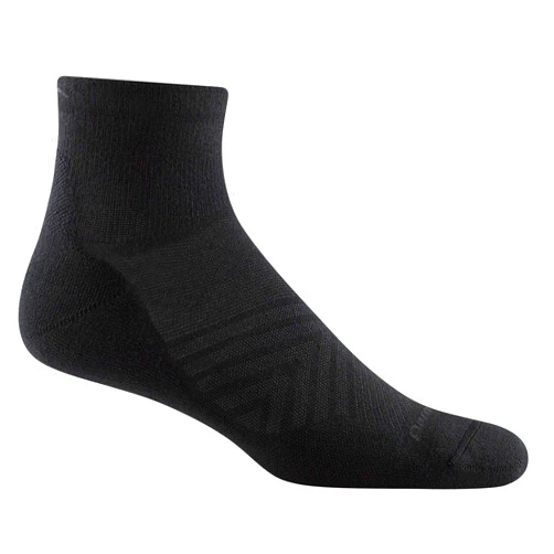 Darn Tough Vermont Darn Tough (1055) Run Coolmax 1/4 Ultra-Lightweight with Cushion Men's Sock