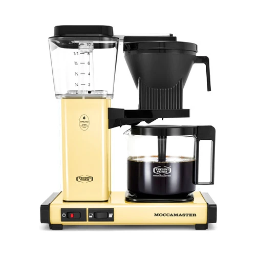 Technivorm Moccamaster 53927 KBGV 10-Cup Coffee Maker Butter Yellow, 40 Ounce, 1.25l