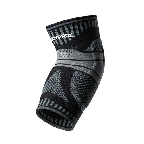 Bodyprox Elbow Compression Sleeve - Enhanced Support for Tennis Elbow, Golfer's Elbow, and General Elbow Pain - Breathable, Comfortable Fit, Unisex (1-Pack)