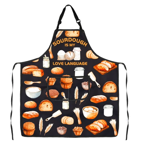 JXGZSO Sourdough Baker Apron Sourdough Bread Lover Gift Sourdough is My Love Language Apron Baking Master Apron