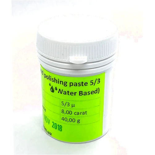 Ukrainian Diamond Tool Diamond Water-Based polishing Paste 5/3 Micron. 40g
