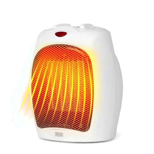 BLACK+DECKER Portable Space Heater, 1500W Small Space Heater with Overheat Protection for Indoor Use