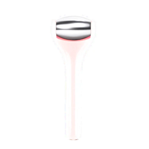 MAANGE Mini Eye & Face Rollers for Eye Massager, Stainless Steel Eye Ice Roller for Relief Puffiness Migraine Skincare Facial Roller (Pink)