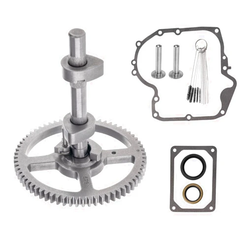 Caixyoco 84005207 Camshaft for Briggs & Stratton 793880 793583 792681 791942 795102 with 697110 Crankcase Gasket, 795387 Oil Seal and 690564 Valve Tappet