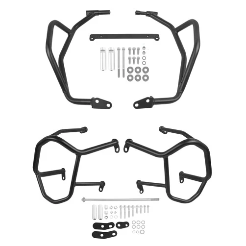 WORLDMOTOP Upper and Lower Highway Crash Bar Engine Guard Replacement for BMW R1250GS R 1250 GS 2018-2024