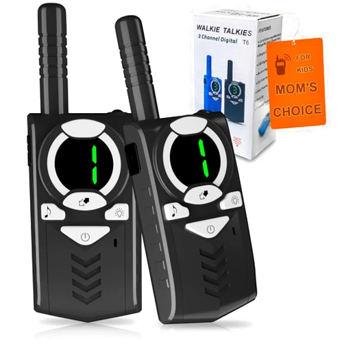 Amiabling Walkie Talkies for Kids, Toys for 2+ Year Old Boys, Kids Walkie Talkies 2 Pack, Boys Toys Age 4-6, Mini Style for Kids, 3 Miles Call Range for Outside, Camping, Hiking