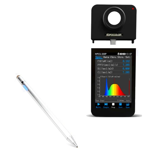 BoxWave Stylus Pen Compatible with Hopoocolor Spectrometer HPCS-330P - AccuPoint Active Stylus, Electronic Stylus with Ultra Fine Tip - Metallic Silver