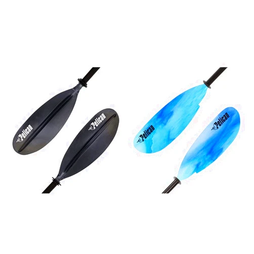 Pelican Aluminum Kayak Paddles 87-Inch / 220cm for Kayaking Boating - Tough & Lightweight 3 Colors, Black, Lime and Orange