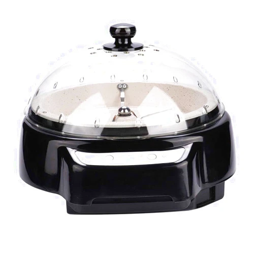 Asixxsix Coffee Beans Roasting Machine, Melon Seeds Roaster Large Capacity Coffee Roaster, Roaster Compact Size Clear Lid(black, European standard 220v-240v)