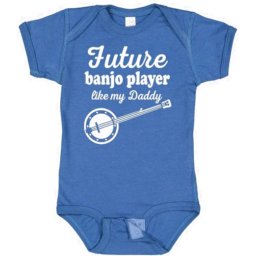 inktastic Future Banjo Player Like Daddy Baby Bodysuit